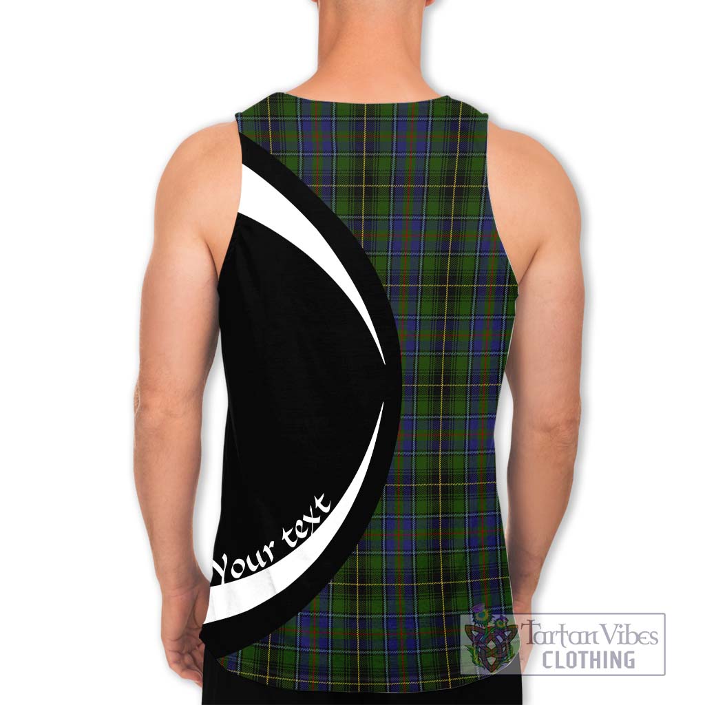 MacInnes (McInnes) Tartan Men's Tank Top with Family Crest Circle Style - Tartan Vibes Clothing