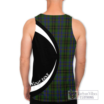 MacInnes (McInnes) Tartan Men's Tank Top with Family Crest Circle Style - Tartan Vibes Clothing