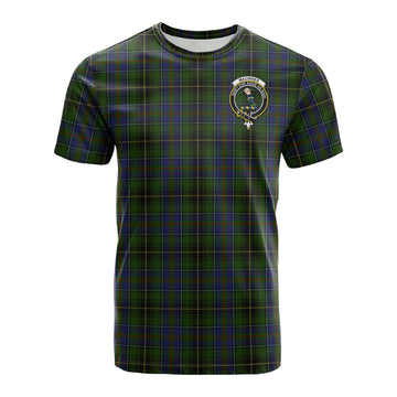 MacInnes Tartan T-Shirt with Family Crest