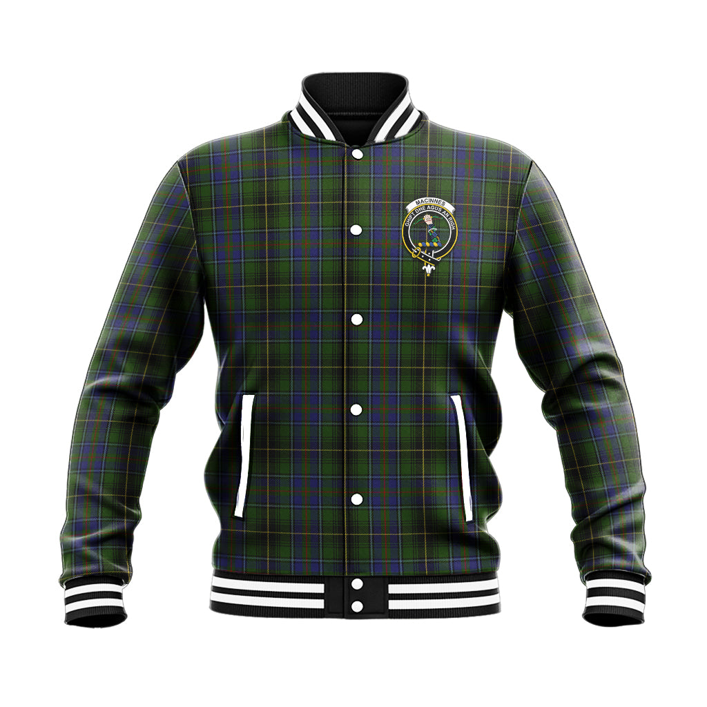 MacInnes (McInnes) Tartan Baseball Jacket with Family Crest - Tartan Vibes Clothing