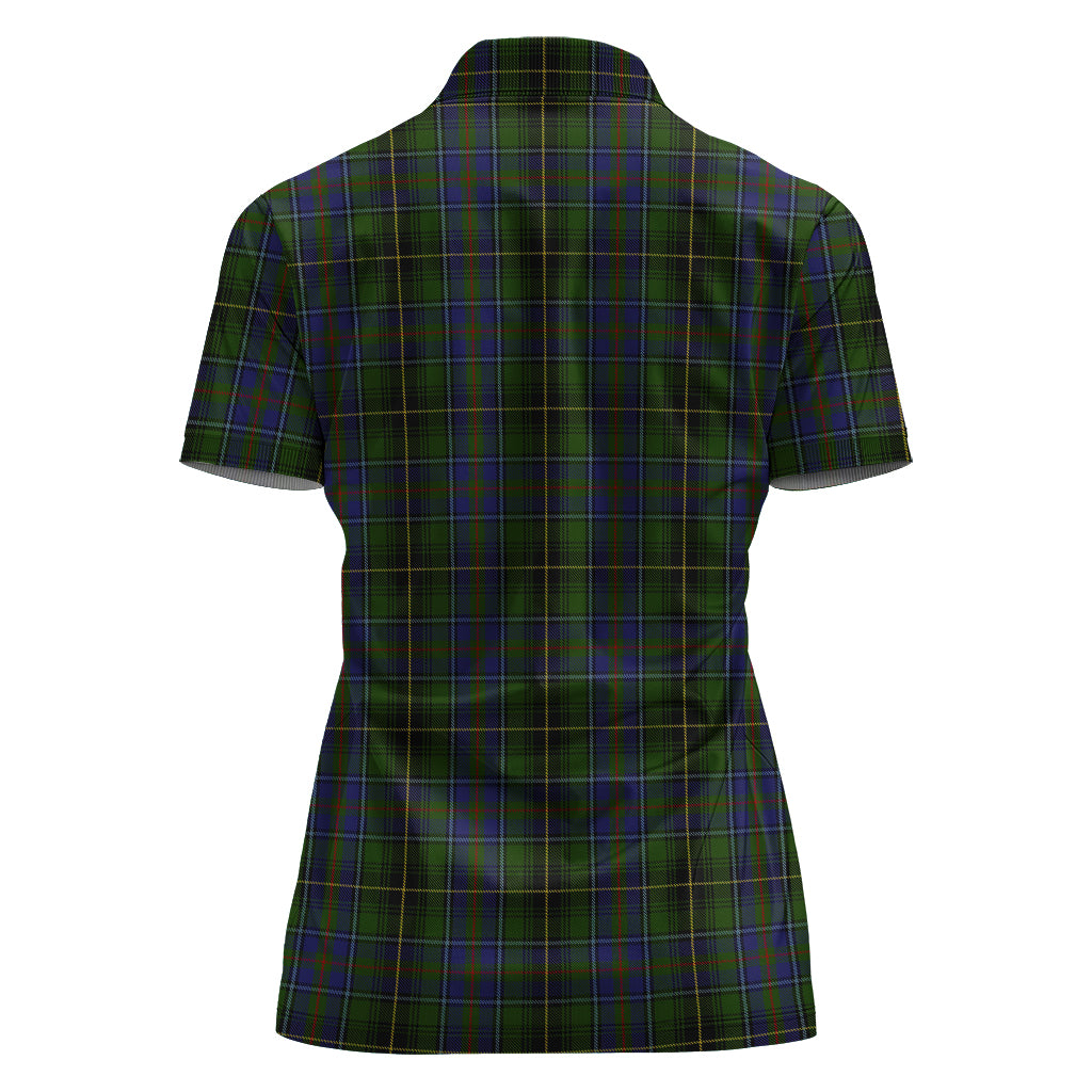 macinnes-tartan-polo-shirt-with-family-crest-for-women