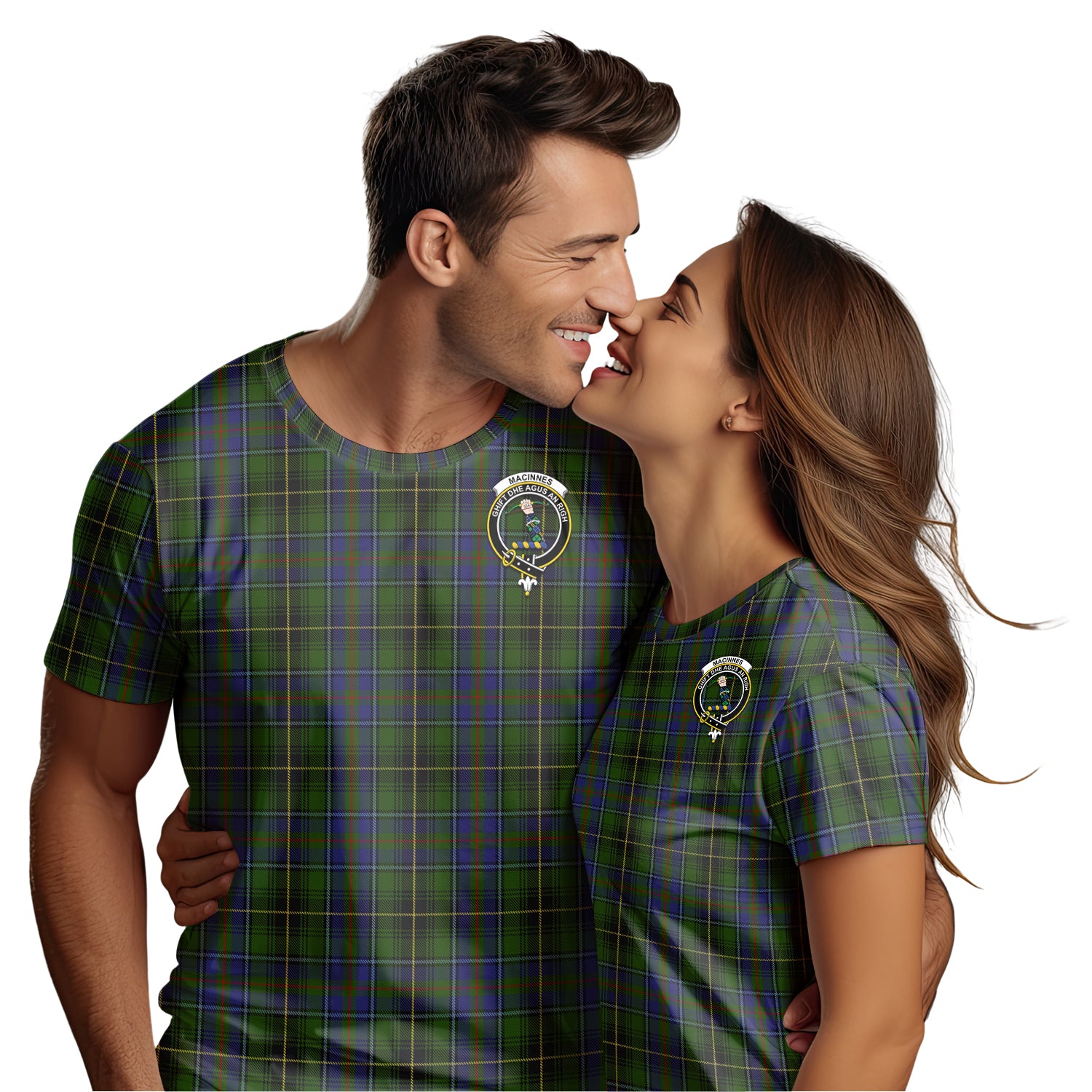 MacInnes (McInnes) Tartan T-Shirt with Family Crest - Tartan Vibes Clothing