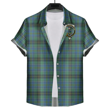 macinnes-ancient-tartan-short-sleeve-button-down-shirt-with-family-crest