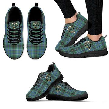 MacInnes Ancient Tartan Sneakers with Family Crest