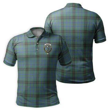 MacInnes Ancient Tartan Men's Polo Shirt with Family Crest