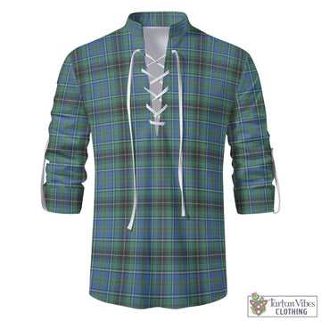 MacInnes Ancient Tartan Men's Scottish Traditional Jacobite Ghillie Kilt Shirt