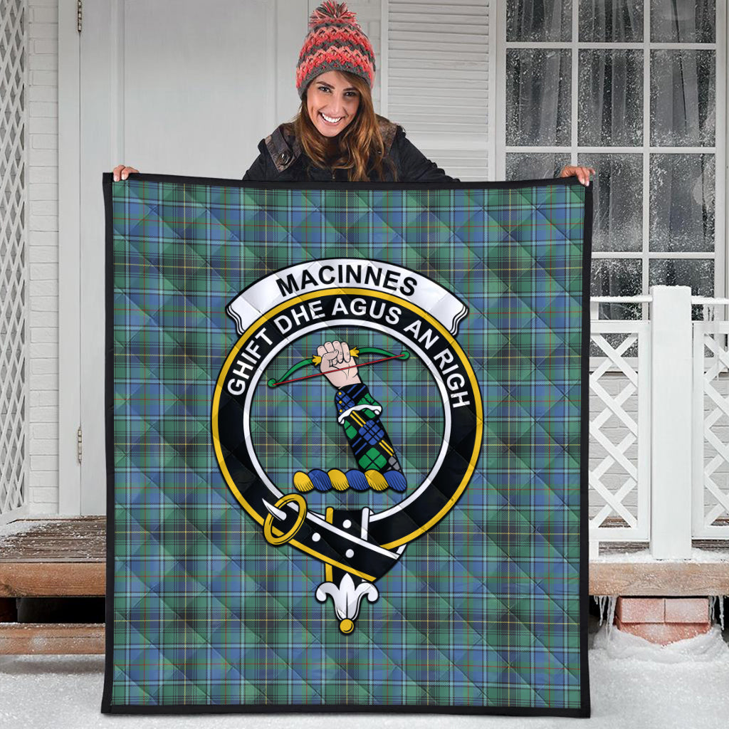 macinnes-ancient-tartan-quilt-with-family-crest