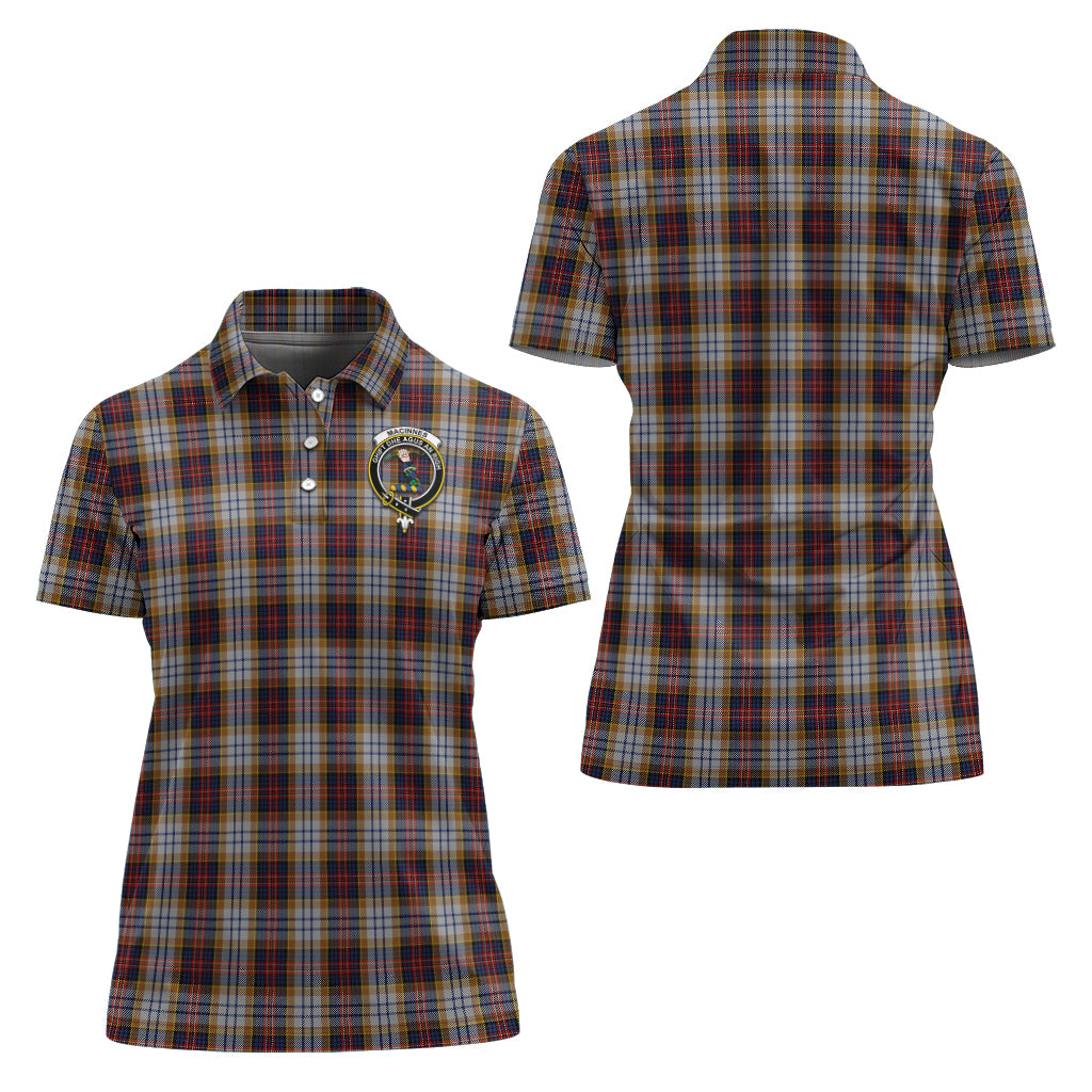 macinnes-ancient-hunting-tartan-polo-shirt-with-family-crest-for-women