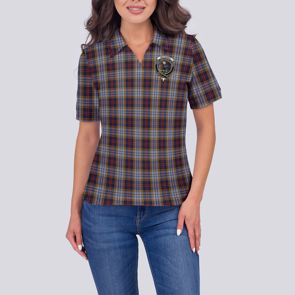 macinnes-ancient-hunting-tartan-polo-shirt-with-family-crest-for-women