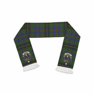MacInnes (McInnes) Tartan Ruffneck Scarf with Family Crest