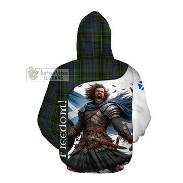 MacInnes (McInnes) Crest Tartan Cotton Hoodie Inspired by the Freedom of Scottish Warrior