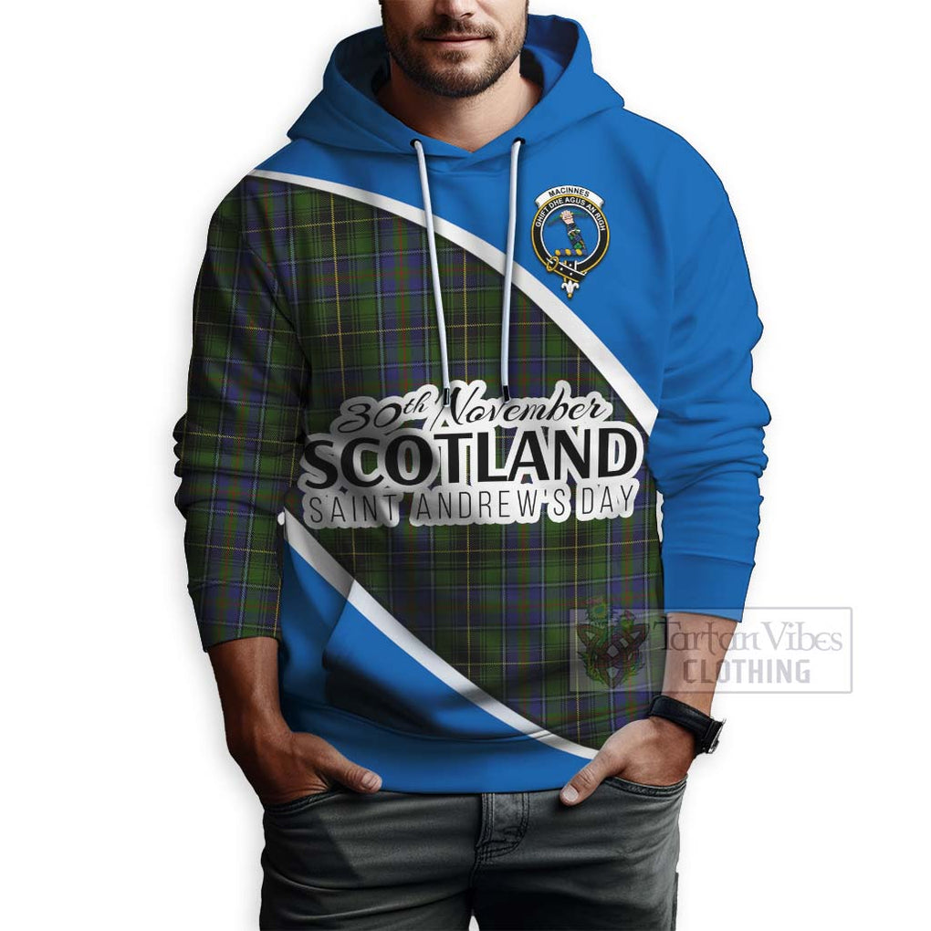 Tartan Vibes Clothing MacInnes (McInnes) Family Crest Tartan Hoodie Celebrate Saint Andrew's Day in Style