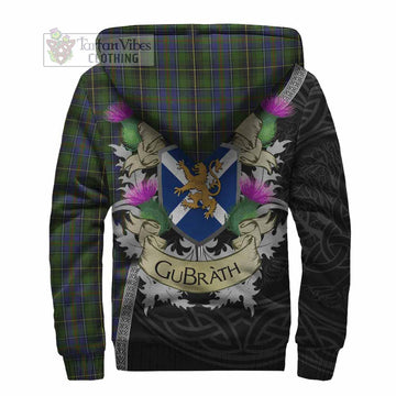 MacInnes (McInnes) Tartan Family Crest Sherpa Hoodie Lion Rampant Royal Thistle Shield Celtic Inspired