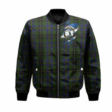 MacInnes (McInnes) Clan Crest In Me Tartan Bomber Jacket Scotland Flag Style