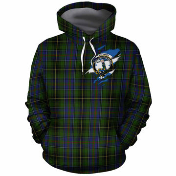 MacInnes (McInnes) Clan Crest In Me Tartan Cotton Hoodie Scotland Flag Style