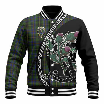 MacInnes (McInnes) Family Crest Tartan Baseball Jacket Alba Thistle Inspired