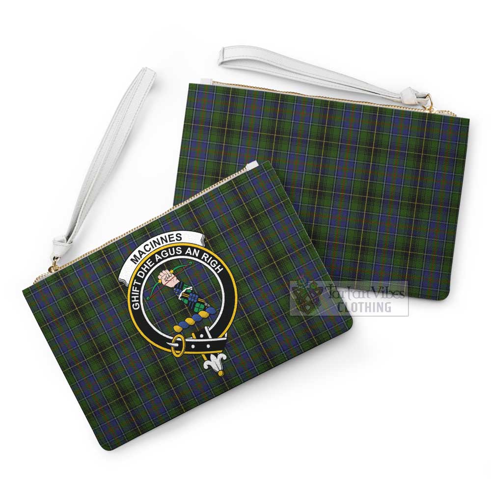 Tartan Vibes Clothing MacInnes (McInnes) Family Crest Tartan Clutch Bag