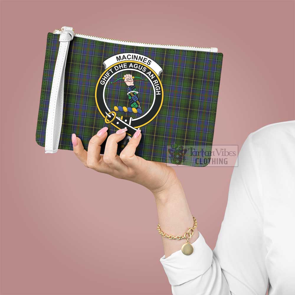 Tartan Vibes Clothing MacInnes (McInnes) Family Crest Tartan Clutch Bag
