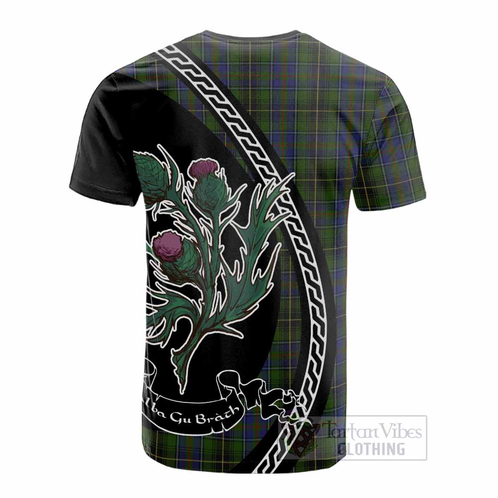 MacInnes (McInnes) Family Crest Tartan Cotton T-shirt Alba Thistle Inspired - Tartan Vibes Clothing