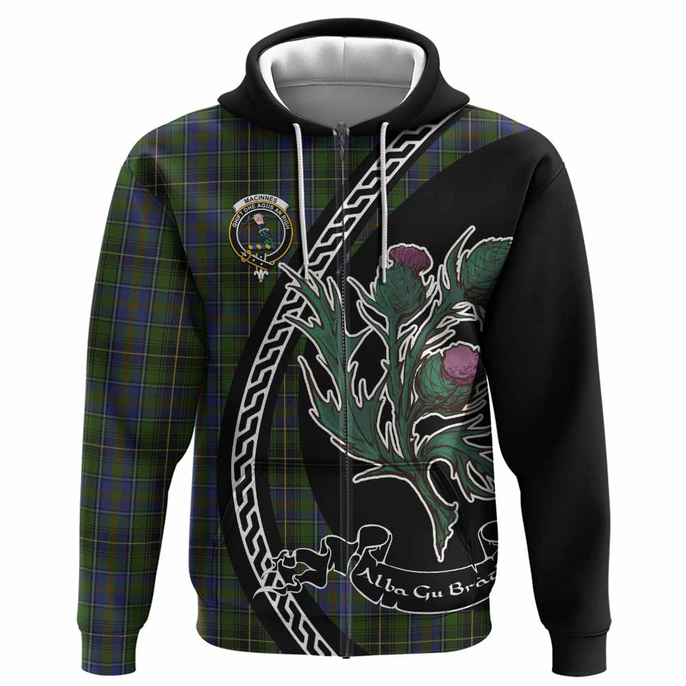 MacInnes (McInnes) Family Crest Tartan Hoodie Alba Thistle Inspired - Tartan Vibes Clothing