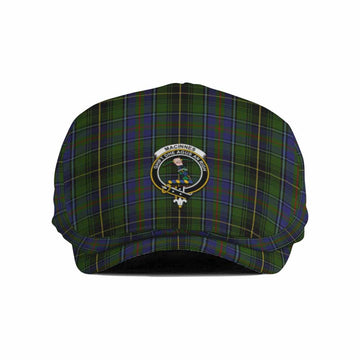 MacInnes (McInnes) Family Crest Tartan Jeff Cap, Tartan Flat Cap