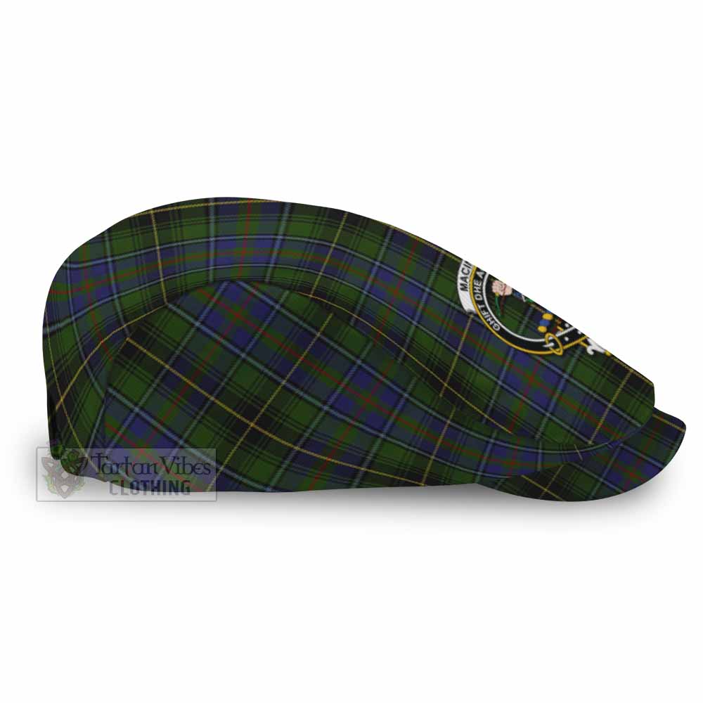 MacInnes (McInnes) Family Crest Tartan Jeff Cap, Tartan Flat Cap