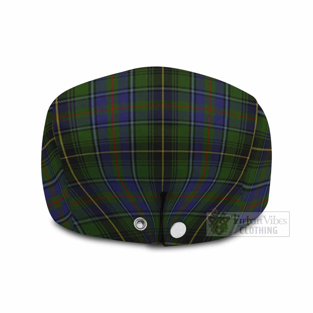 MacInnes (McInnes) Family Crest Tartan Jeff Cap, Tartan Flat Cap