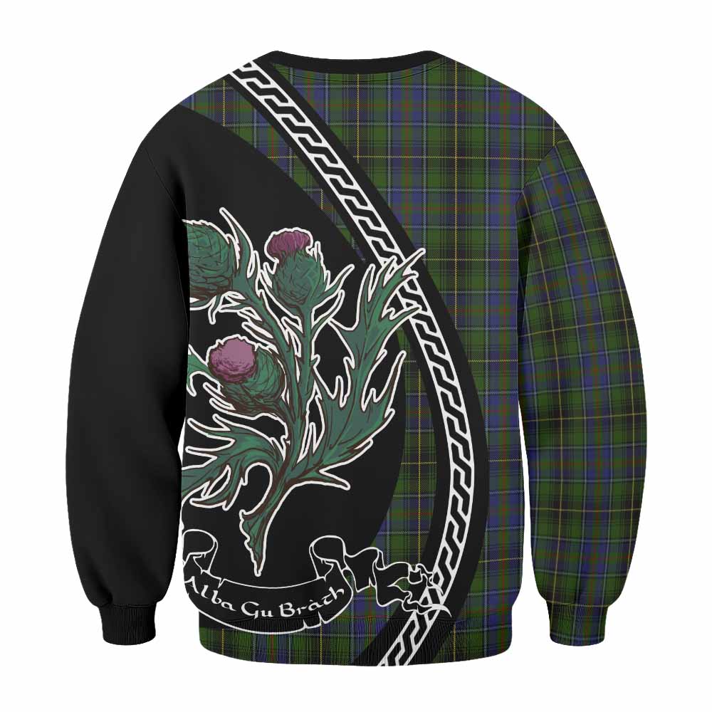MacInnes (McInnes) Family Crest Tartan Sweatshirt Alba Thistle Inspired - Tartan Vibes Clothing