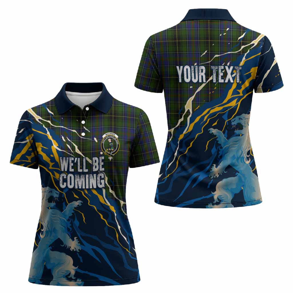 MacInnes (McInnes) Scotland Tartan Women Polo Shirt WC2026 Football - We'll Be Coming