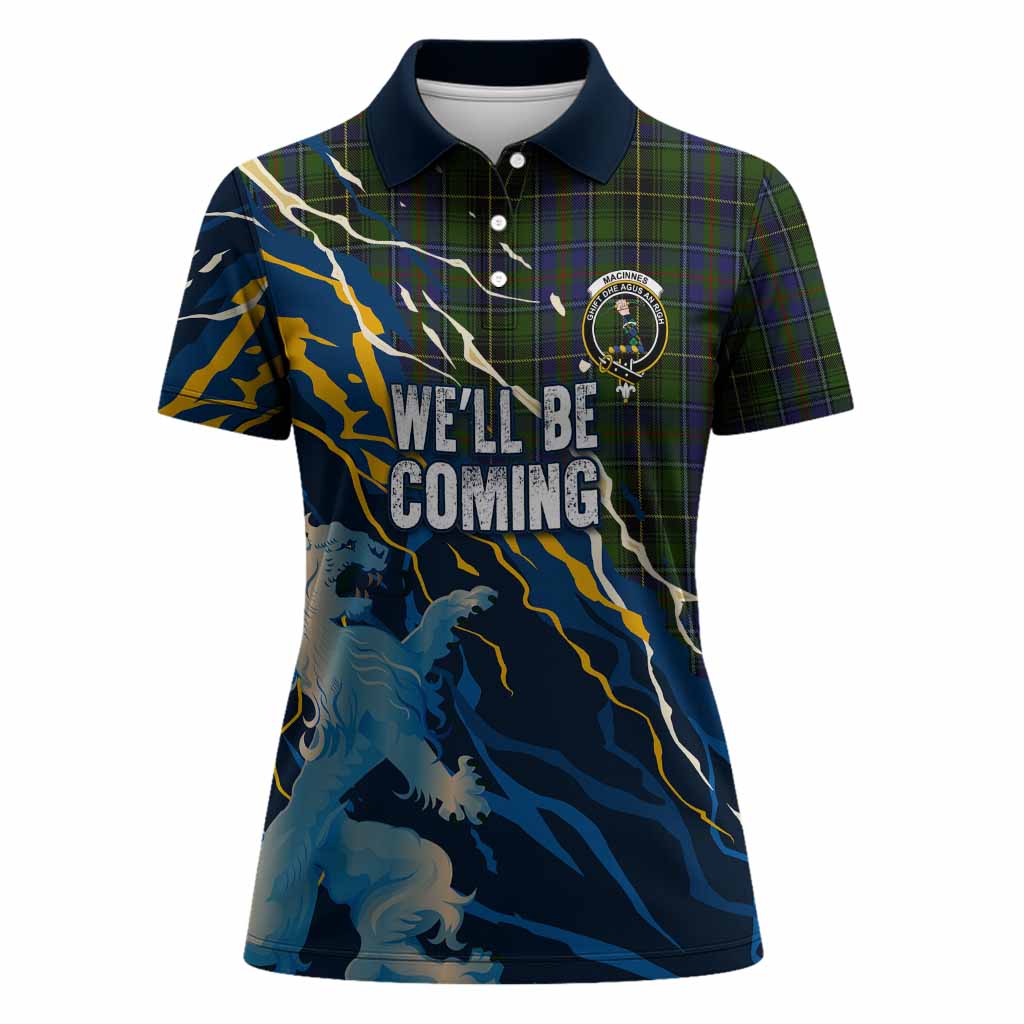 MacInnes (McInnes) Scotland Tartan Women Polo Shirt WC2026 Football - We'll Be Coming