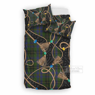 MacInnes (McInnes) Scottish Tartan Twisted Ropes Stylized Bedding Set UK Bedding Set UK Double 79*79 inch - Tartan Vibes Clothing