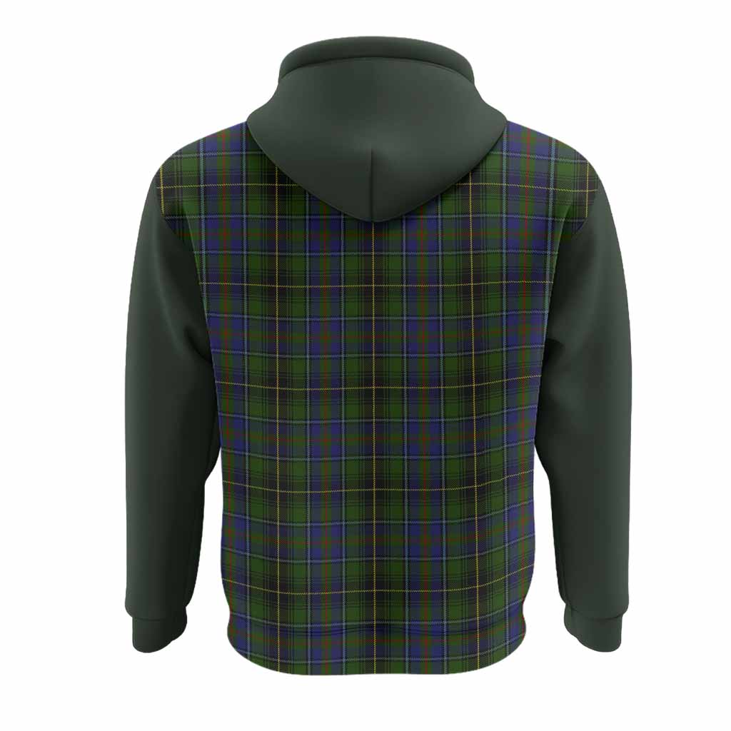 MacInnes (McInnes) Tartan Accent Hoodie with Family Crest