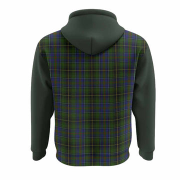 MacInnes (McInnes) Tartan Accent Hoodie with Family Crest