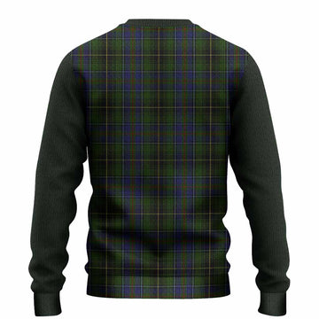 MacInnes (McInnes) Tartan Accent Knitted Sweater with Family Crest
