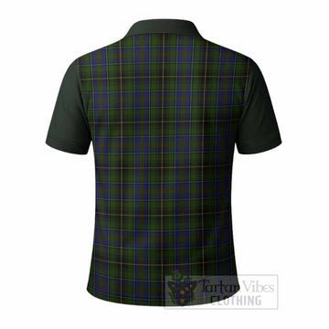 MacInnes (McInnes) Tartan Accent Polo Shirt with Family Crest