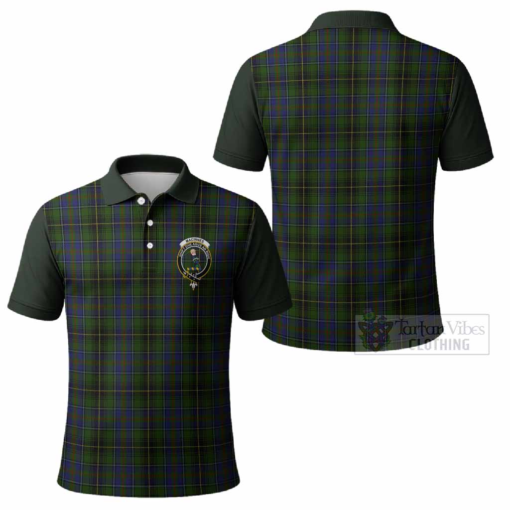 MacInnes (McInnes) Tartan Accent Polo Shirt with Family Crest