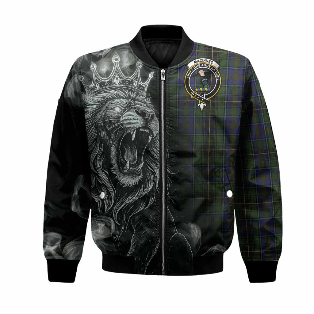 MacInnes (McInnes) Tartan Bomber Jacket Roaring Lion Heritage