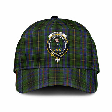 MacInnes (McInnes) Tartan Classic Cap with Family Crest