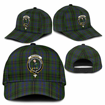 MacInnes (McInnes) Tartan Classic Cap with Family Crest