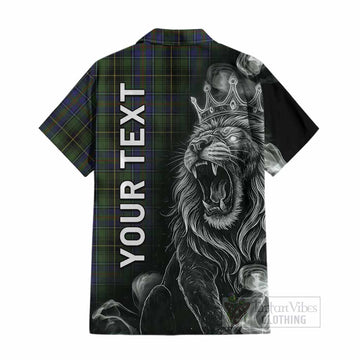 MacInnes (McInnes) Tartan Cotton Hawaiian Shirt Roaring Lion Heritage