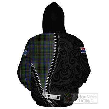 MacInnes (McInnes) Tartan Cotton Hoodie New Zealand Pattern Unique Zipper Stylized