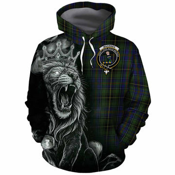 MacInnes (McInnes) Tartan Cotton Hoodie Roaring Lion Heritage