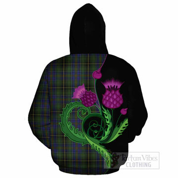 MacInnes (McInnes) Tartan Cotton Hoodie Traditional Scottish Thistle