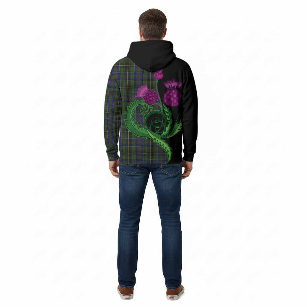 MacInnes (McInnes) Tartan Cotton Hoodie Traditional Scottish Thistle
