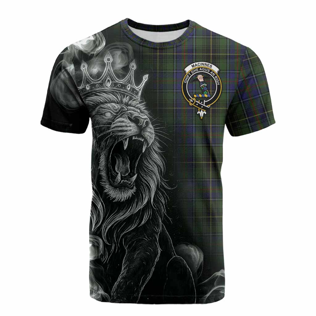 MacInnes (McInnes) Tartan Cotton T-shirt Roaring Lion Heritage