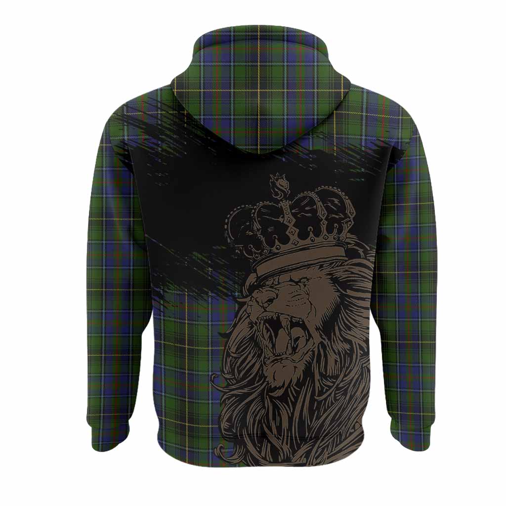MacInnes (McInnes) Tartan Crest Hoodie Crowned Lion Heritage Style