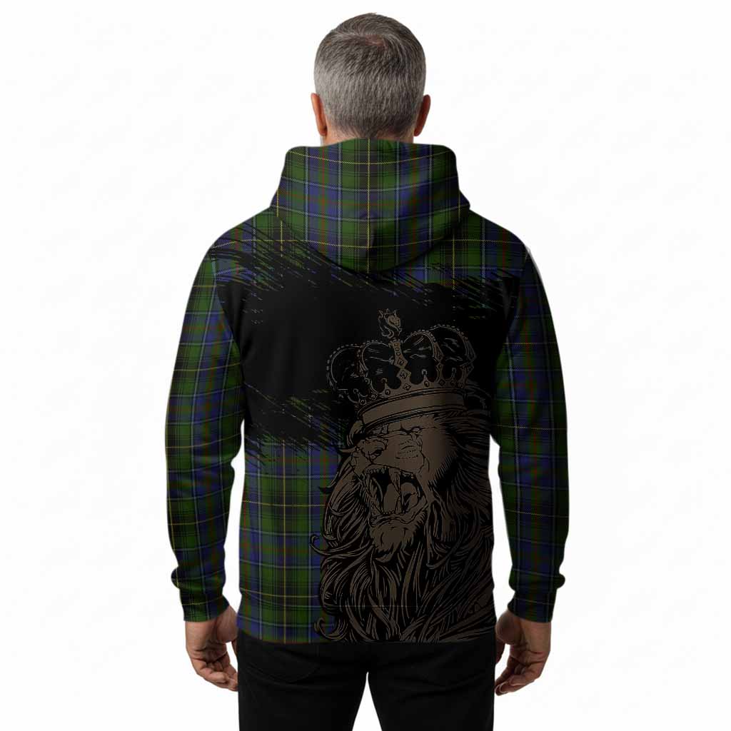 MacInnes (McInnes) Tartan Crest Hoodie Crowned Lion Heritage Style
