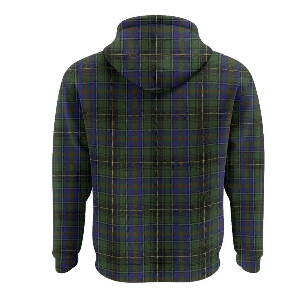 MacInnes (McInnes) Tartan Crest Hoodie Ferocious Lion Style