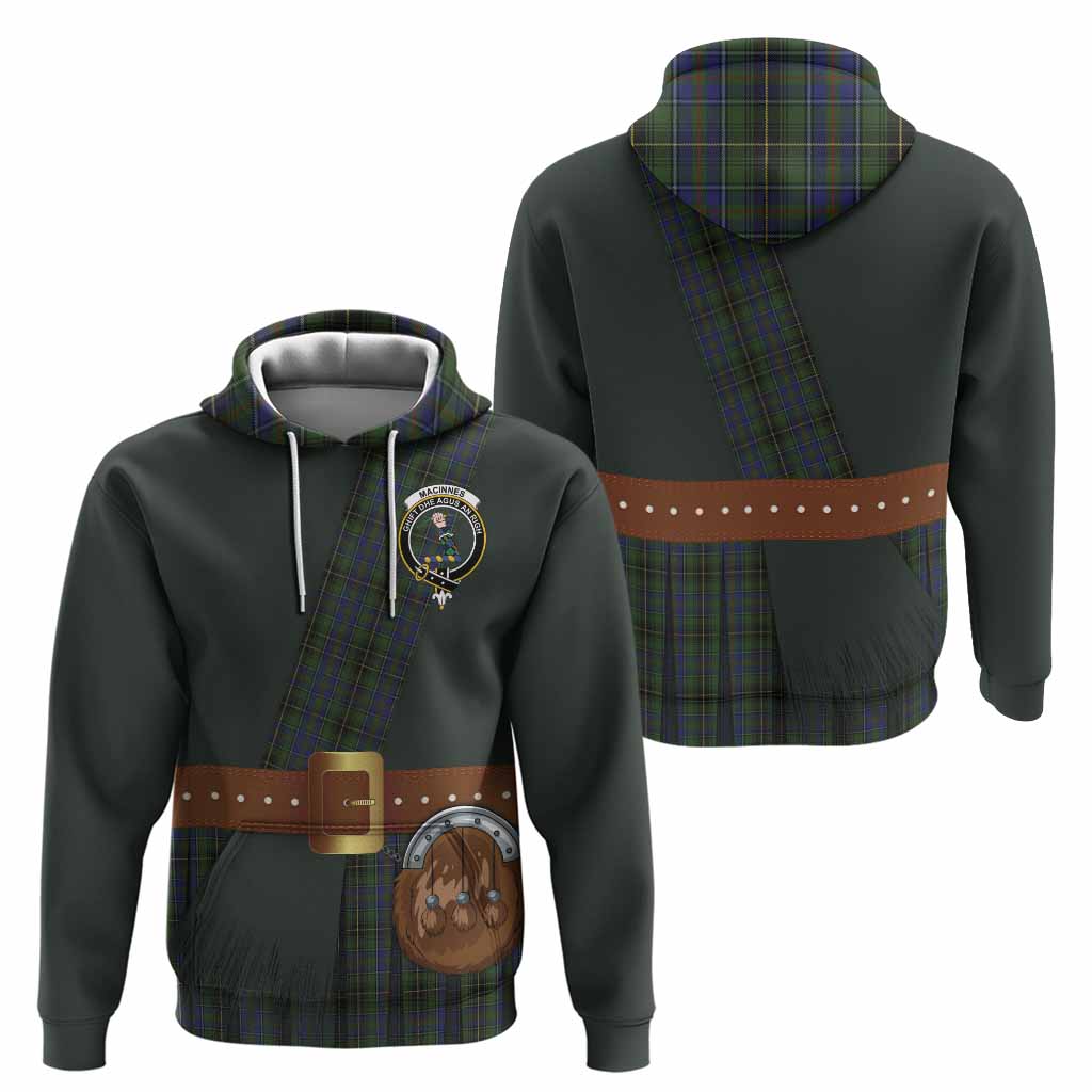 MacInnes (McInnes) Tartan Crest Hoodie Kilt Costume Style
