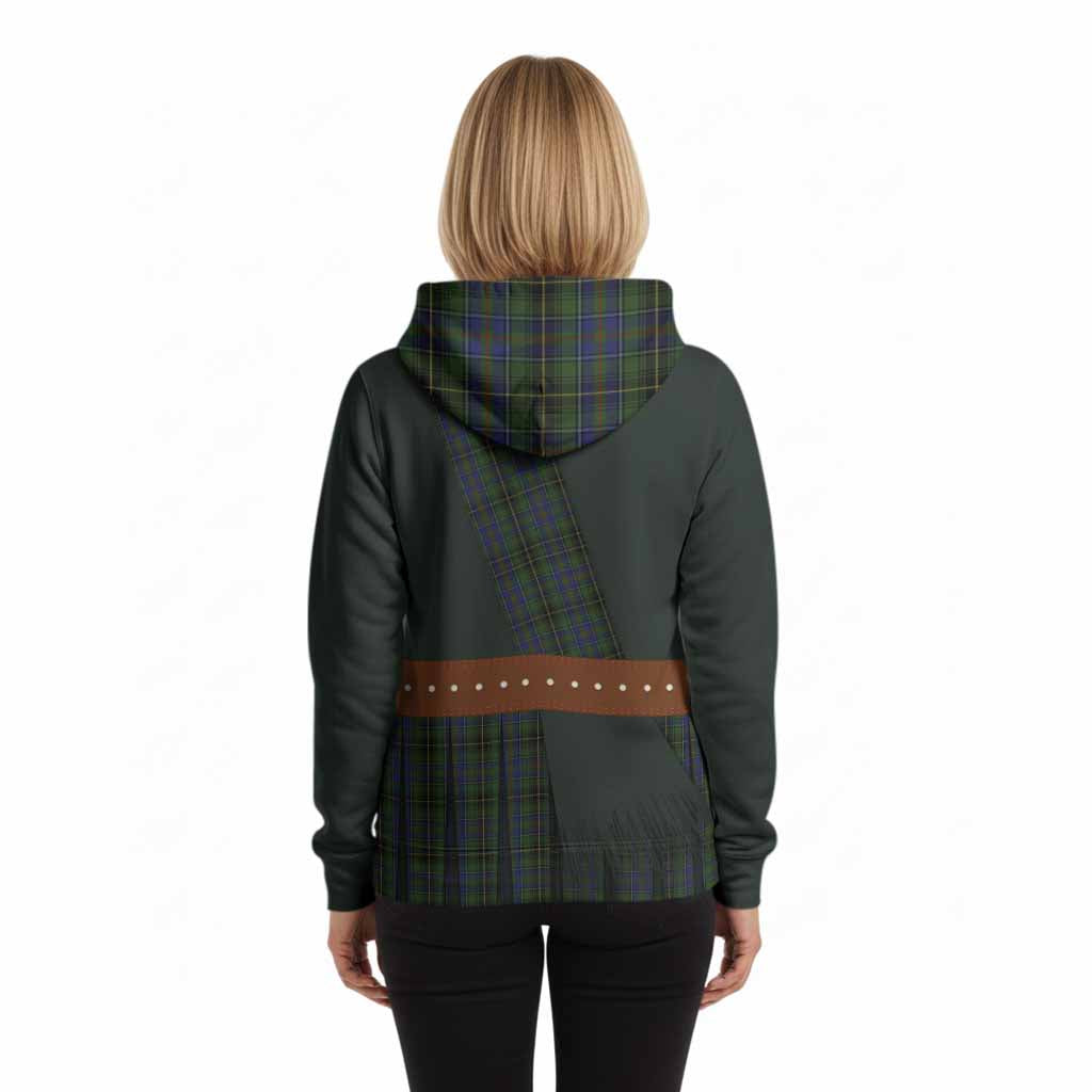 MacInnes (McInnes) Tartan Crest Hoodie Kilt Costume Style